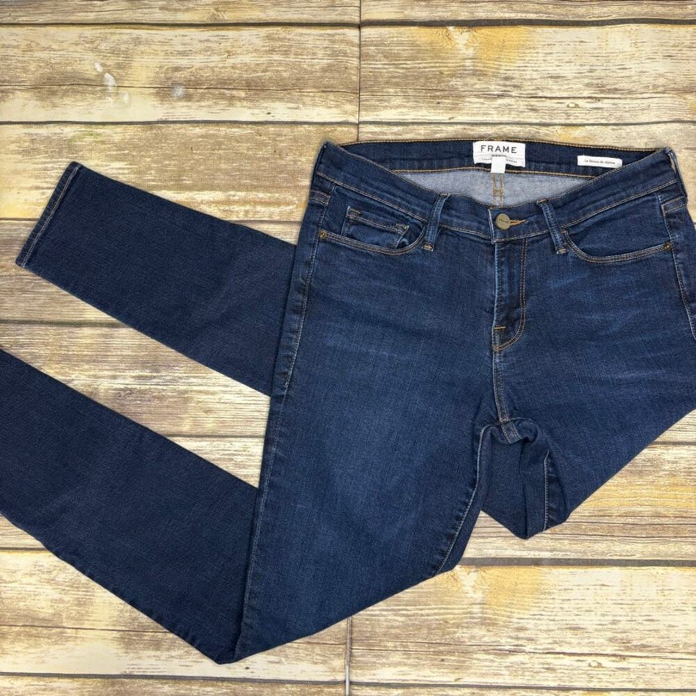 Frame‎ Made in USA Denim Jeans Womens Sz 29 Le Skinny de Jeanne Dark Wash